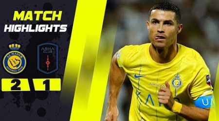 Cristiano Ronaldo Unbelievable Free-Kick Goal | Al Nassr vs Abha 2-1 - Highlights &amp; Goals - 2023