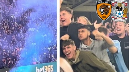 THE MOMENT HULL CITY GOT A LATE EQUALISER VS COVENTRY CITY