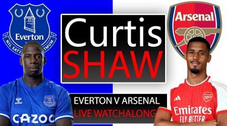 Everton v Arsenal Live Watch Along (Curtis Shaw TV)