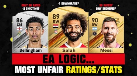 FIFA 24 | EA LOGIC... MOST UNFAIR &amp; WRONG RATINGS/STATS in EA FC 24! ❓