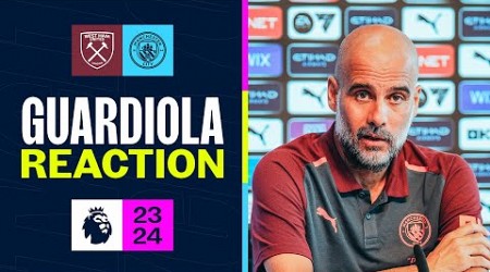 GUARDIOLA REACTION | West Ham 1-3 Man City