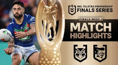 NRL 2023 | Warriors v Knights | Match Highlights