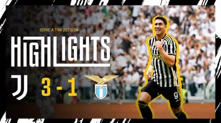 Highlights: Juventus 3 - 1 Lazio | Vlahovic &amp; Chiesa SHOW! ⚽⚽⚽