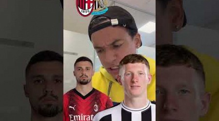 HO MESSO A CONFRONTO LE FORMAZIONI DI MILAN E NEWCASTLE