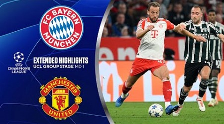 Bayern vs. Manchester United: Extended Highlights | UCL Group Stage MD 1 | CBS Sports Golazo