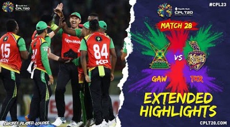 Extended Highlights | Guyana Amazon Warriors vs Trinbago Knight Riders | CPL 2023