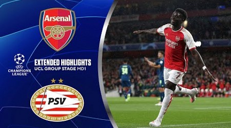 Arsenal vs. PSV: Extended Highlights | UCL Group Stage MD 1 | CBS Sports Golazo