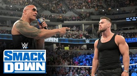 FULL SEGMENT - The Rock returns to dismantle Austin Theory: SmackDown highlights, Sept. 15, 2023