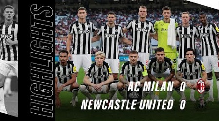 AC Milan 0 Newcastle United 0 | UEFA Champions League Highlights