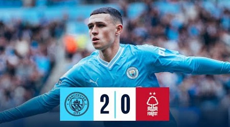 HIGHLIGHTS! Man City 2-0 Nottingham Forest | Foden &amp; Haaland Goals, Rodri Red Card