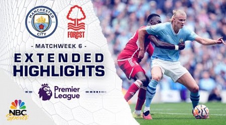 Manchester City v. Nottingham Forest | PREMIER LEAGUE HIGHLIGHTS | 9/23/2023 | NBC Sports