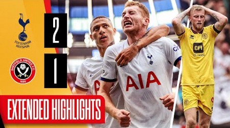 EXTENDED PREMIER LEAGUE HIGHLIGHTS | Tottenham Hotspur 2-1 Sheffield United | Spurs down Blades 