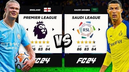 PREMIER LEAGUE vs. SAUDI LEAGUE... in FC24 