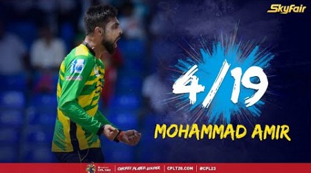 Mohammad Amir Takes FOUR Fantastic Wickets for the Tallawahs! | CPL 2023