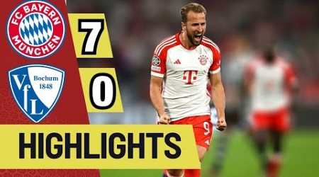 Bayern Munich vs Bochum 7-0 | Highlights |Bundesliga 2023-24-Bayern München gegen Bochum