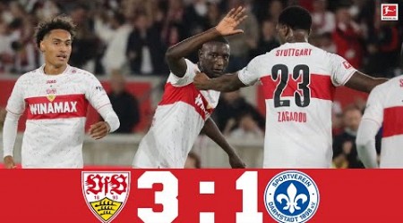 VfB Stuttgart vs. SV Darmstadt 98 | Höhepunkte | Bundesliga 2023/24