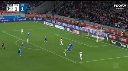 Serhou Guirassy Goal, VfB Stuttgart vs Darmstadt 98 (3-1) All Goals Highlights Bundesliga 2023-24