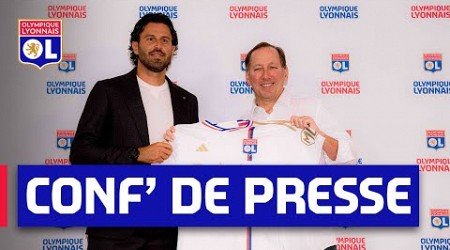 Conférence de presse : présentation de Fabio Grosso | Olympique Lyonnais