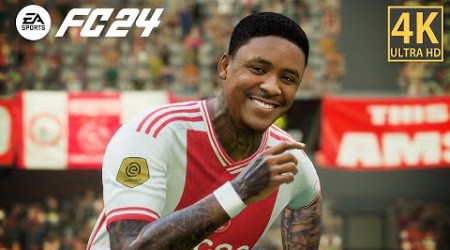 EA FC 24 • Ajax vs. Feyenoord • Eredivisie 2023/24 [4K60] PS5 Gameplay Full Match