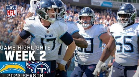 Los Angeles Chargers vs. Tennessee Titans | 2023 Week 2 Game Highlights