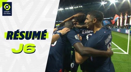 Résumé 6ème journée - Ligue 1 Uber Eats / 2023-2024