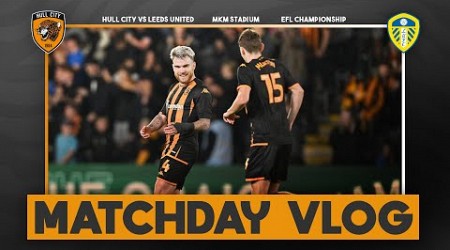 HIT THE POST IN 89th MINUTE! RED CARD! GREAT ATMOSPHERE! Hull City 0-0 Leeds United: Matchday Vlog