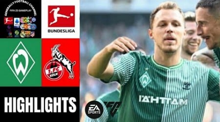 SV Werder Bremen vs FC Köln 5.Spieltag Bundesliga Highlights