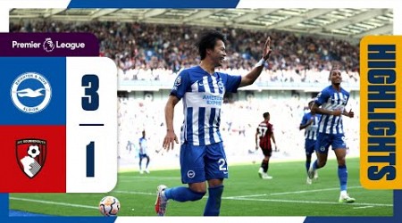 PL Highlights: Brighton 3 Bournemouth 1