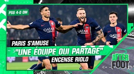 PSG 4-0 OM : &quot;Cette équipe parisienne est dans le partage&quot; encense Riolo