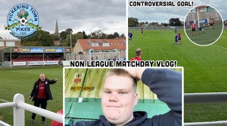 FIGHTS AND KARATE TACKLE IN PROPER NON LEAGUE GAME! Pickering Town FC Matchday Vlog and experience!