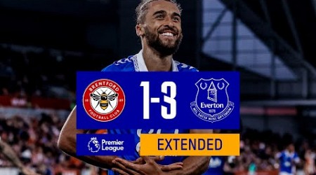 EXTENDED PREMIER LEAGUE HIGHLIGHTS: BRENTFORD 1-3 EVERTON