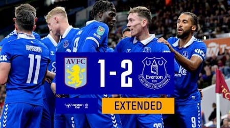 EXTENDED CARABAO CUP HIGHLIGHTS | Aston Villa 1-2 Everton