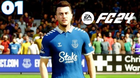 EA Sports FC 24 Everton Career Mode - Part 1 - THE BEGINNING | PS5 Gameplay