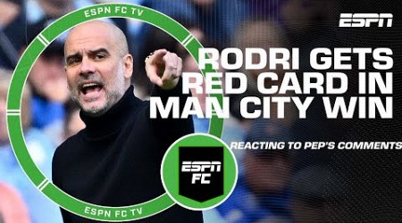 Pep Guardiola was ‘spot on’ with his comments about Rodri’s red card – Hutchison | ESPN FC