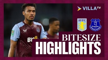 BITESIZE HIGHLIGHTS | Aston Villa 1-2 Everton (EFL Cup)