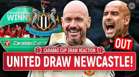 United Draw Newcastle At Home! | Carabao Cup Draw LIVE STREAM Reaction | Paddock LIVE