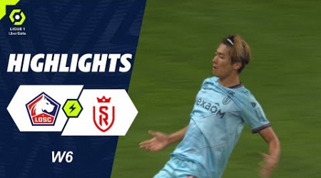 LOSC LILLE - STADE DE REIMS (1 - 2) - Highlights - (LOSC - SdR) / 2023-2024