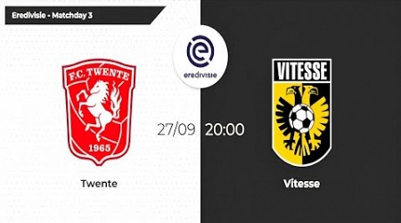 Twente vs Vitesse | Eredivisie 2023/24 | Matchday 3 #twente #vitesse #eredivisie