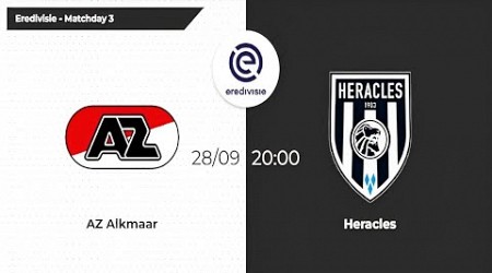 AZ Alkmaar vs Heracles | Eredivisie 2023/24 | Matchday 3 #azalkmaar #heracles #eredivisie