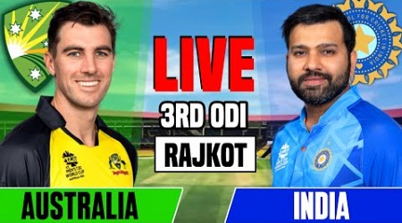 INDIA vs AUSTRALIA 3rd ODI Match Live | IND vs AUS Live Match Commentary &amp; Score