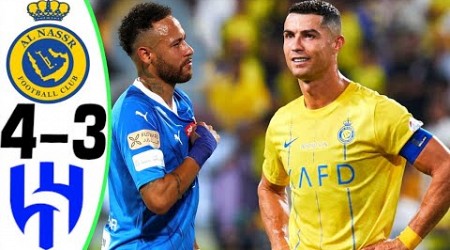 Al Nassr vs Al Hilal 4-3 - RONALDO vs NEYMAR - All Goals and Highlights 2023