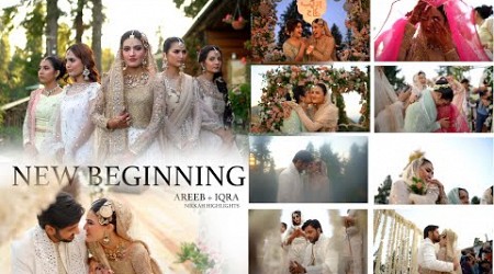 A NEW BEGINNING ♥️ | Iqra &amp; Areeb Nikkah Highlights | Fashion Film By Sistrology