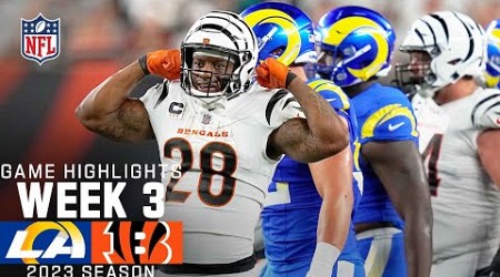 Los Angeles Rams vs. Cincinnati Bengals | 2023 Week 3 Game Highlights