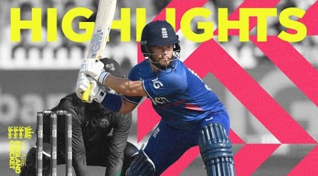 Duckett Century in Rain-Hit Match | Highlights - England v Ireland | 3rd Men&#39;s Metro Bank ODI 2023