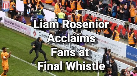 Liam Rosenior Acclaims Fans at Final Whistle - Stoke City 1 - Hull City 3 - 24.09.23