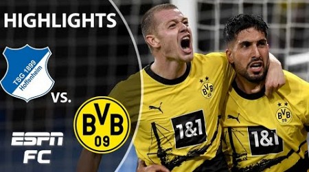 Borussia Dortmund snaps Hoffenheim’s hot streak 