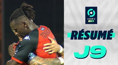 Résumé 9ème journée - Ligue 2 BKT / 2023-2024