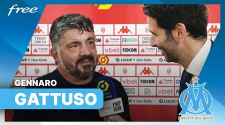 Monaco/OM - G. Gattuso : &quot;On a perdu sur des détails&quot; - BORD-TERRAIN