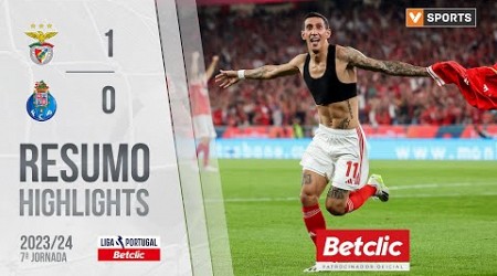 Resumo: Benfica 1-0 FC Porto (Liga 23/24 #7)