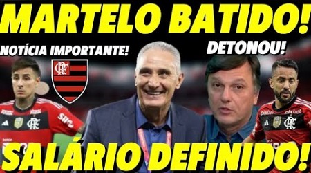 NOTÍCIA IMPORTANTE! MARTELO BATIDO NO FLAMENGO! TITE ASSUME SEGUNDA! EVERTON RIBEIRO DETONADO! E+